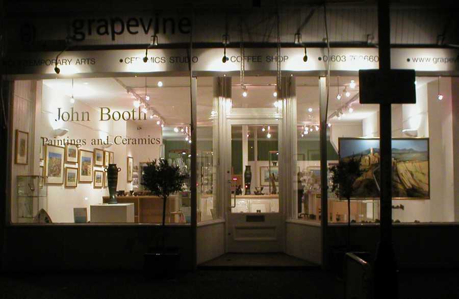 Grapevine Gallery at Night